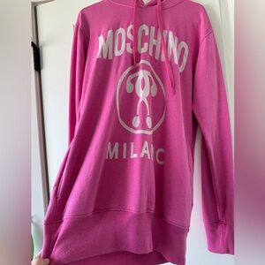 Moschino Fuchsia Sweatshirt with Logo